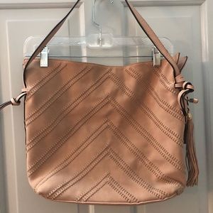 Vince Camuto leather/suede hobo bag